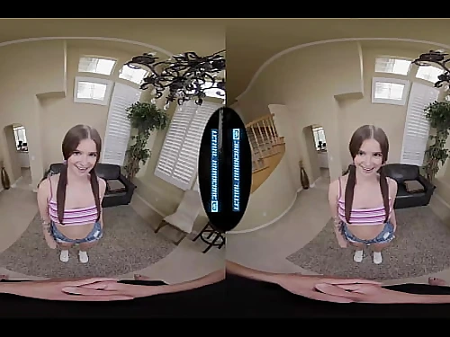 Uber-cute School Neighbor Creeps Over When Parents are Out - LethalHardcoreVR