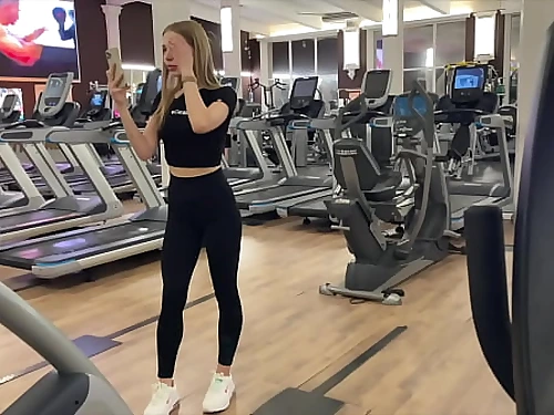 Gym hottie accepts my invite to douche fuck-a-thon